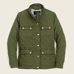 J Crew Quilted Downtown Field Jacket